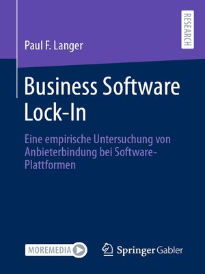 cover image of Business Software Lock-In